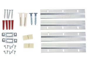 Z Bar Hanger Strips & T Screw Kit for 2 or 1 Wood Frames